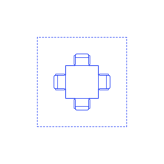 Layouts Meeting Conference Rooms Square Small Line Tracing Svg Vector, Free Vectors File